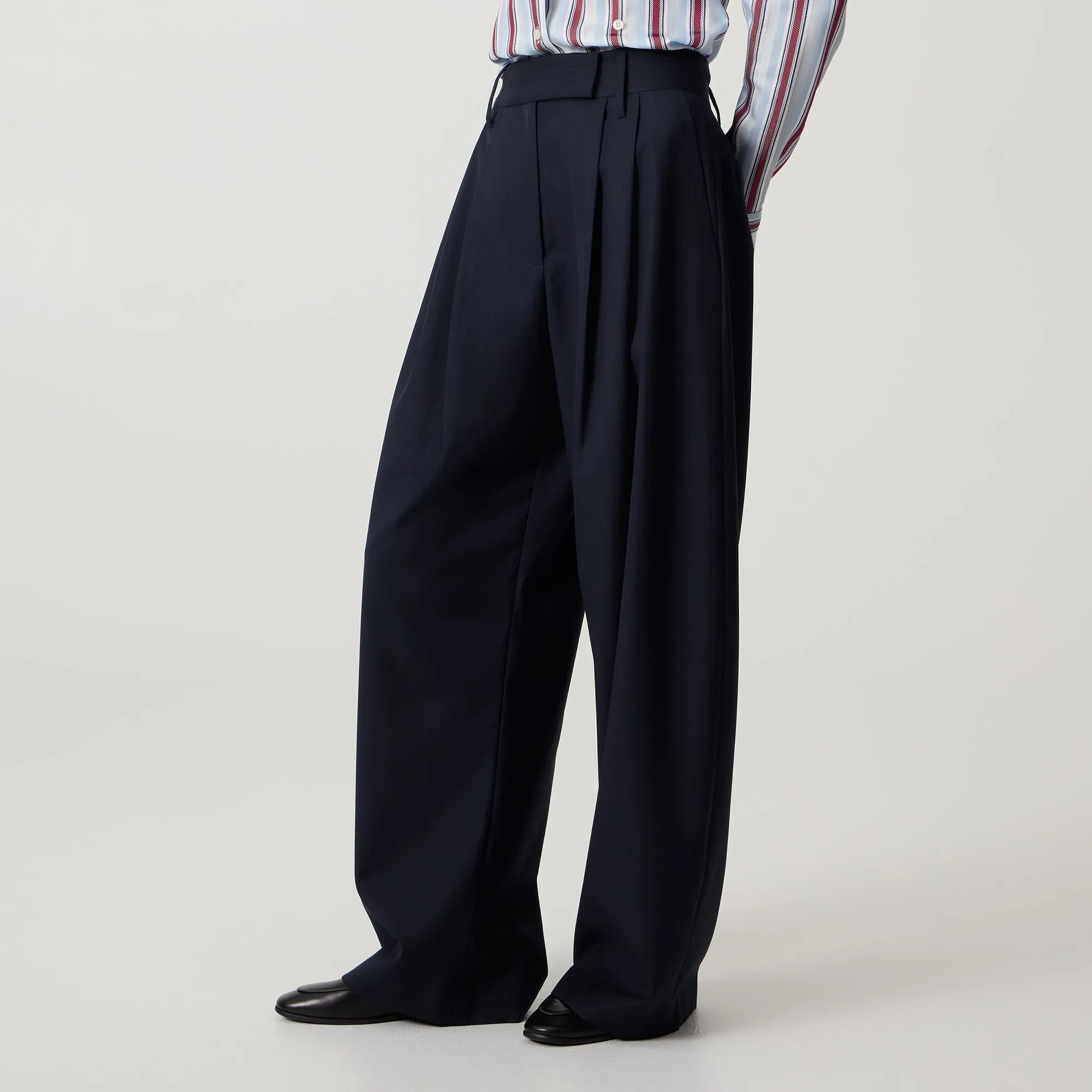 Kith Women Riley II Pleated Trouser - Black sold by Kith product image thumbnail 2