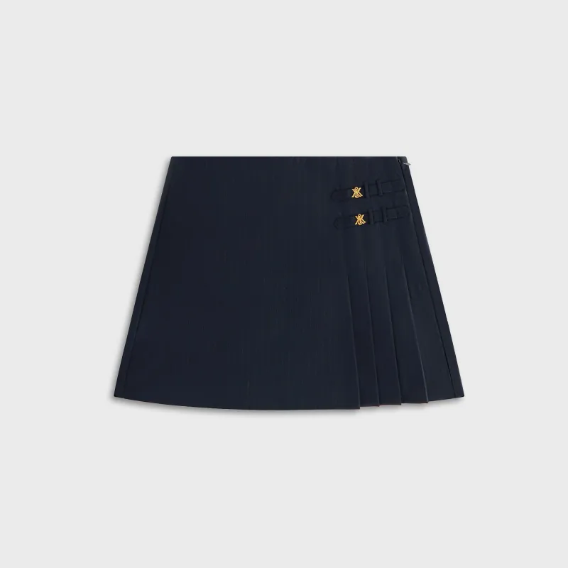Kith Women Emira Pleated Micro Skirt - Black sold by Kith