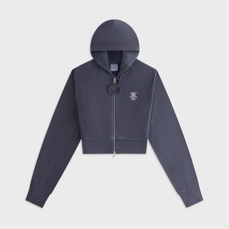 Kith Women Davin Cropped Hoodie - Trench sold by Kith