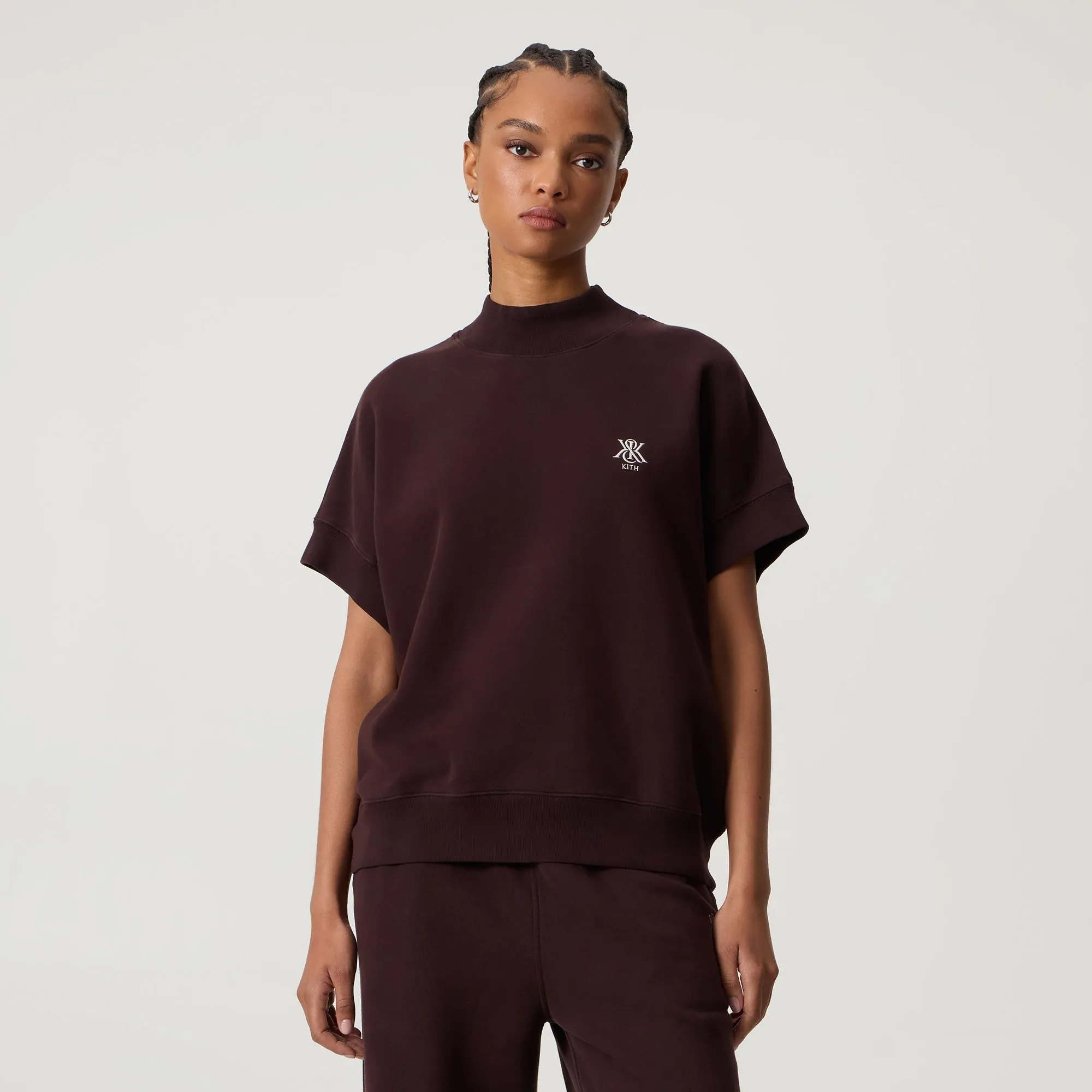 Kith Women Opal Dolman Mock Neck Short Sleeve - Incognito sold by Kith product image thumbnail 2
