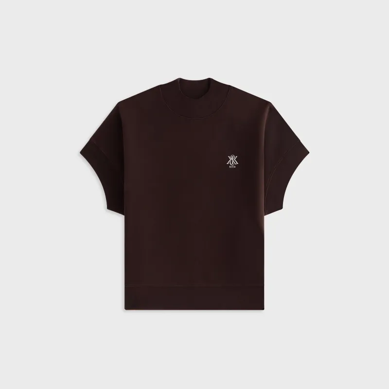 Kith Women Opal Dolman Mock Neck Short Sleeve - Incognito sold by Kith