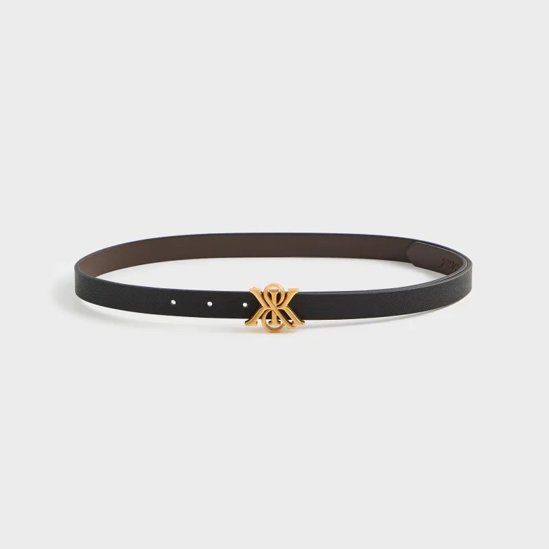 Kith Women Reversible Crest Belt - Black sold by Kith