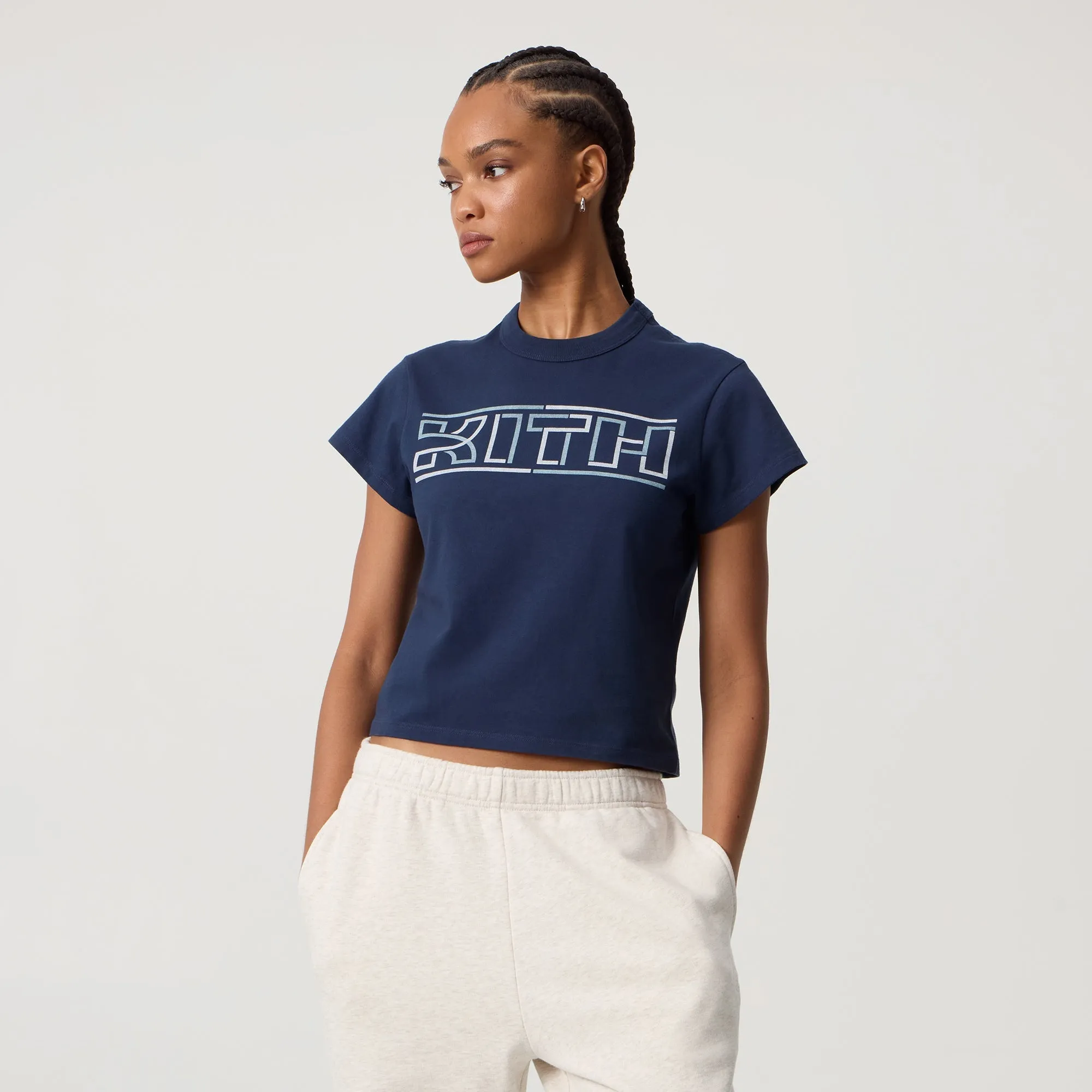 Kith Women Mulberry Vintage Saber Tee - Nocturnal sold by Kith product image thumbnail 2