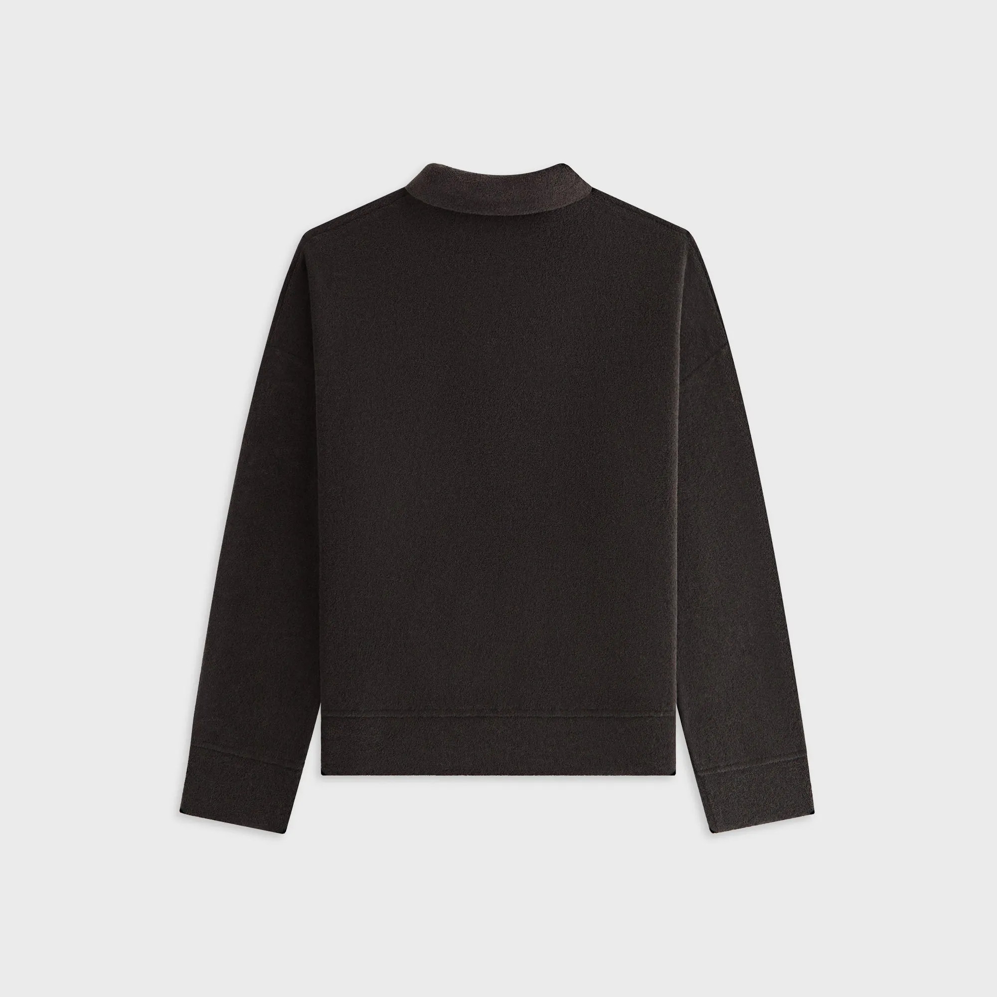 Kith Women Selma Boucle Towel Polo Long Sleeve - Kindling sold by Kith product image thumbnail 3