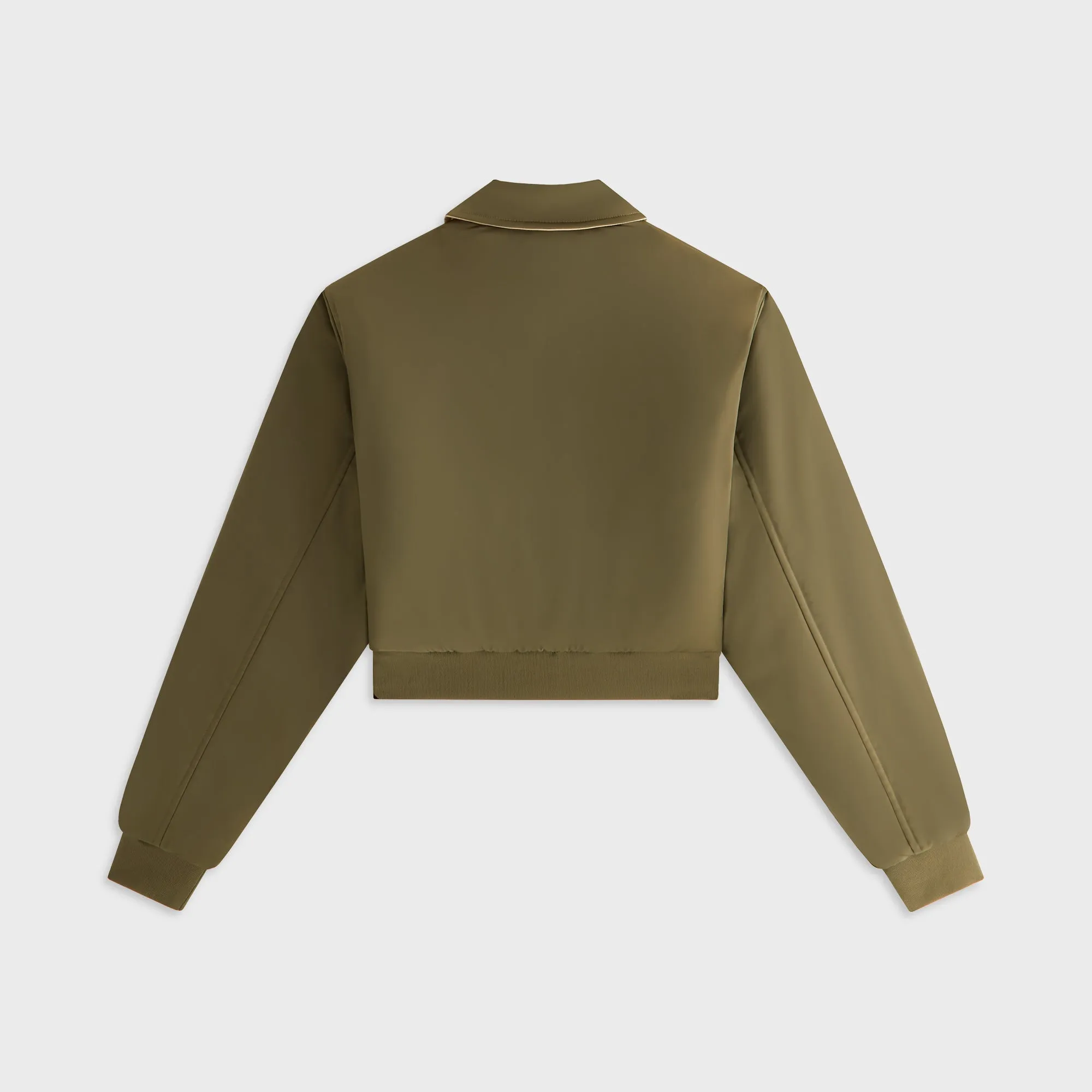 Kith Women Reversible Landry IV Cropped Satin Bomber Jacket - Canopy sold by Kith product image thumbnail 4