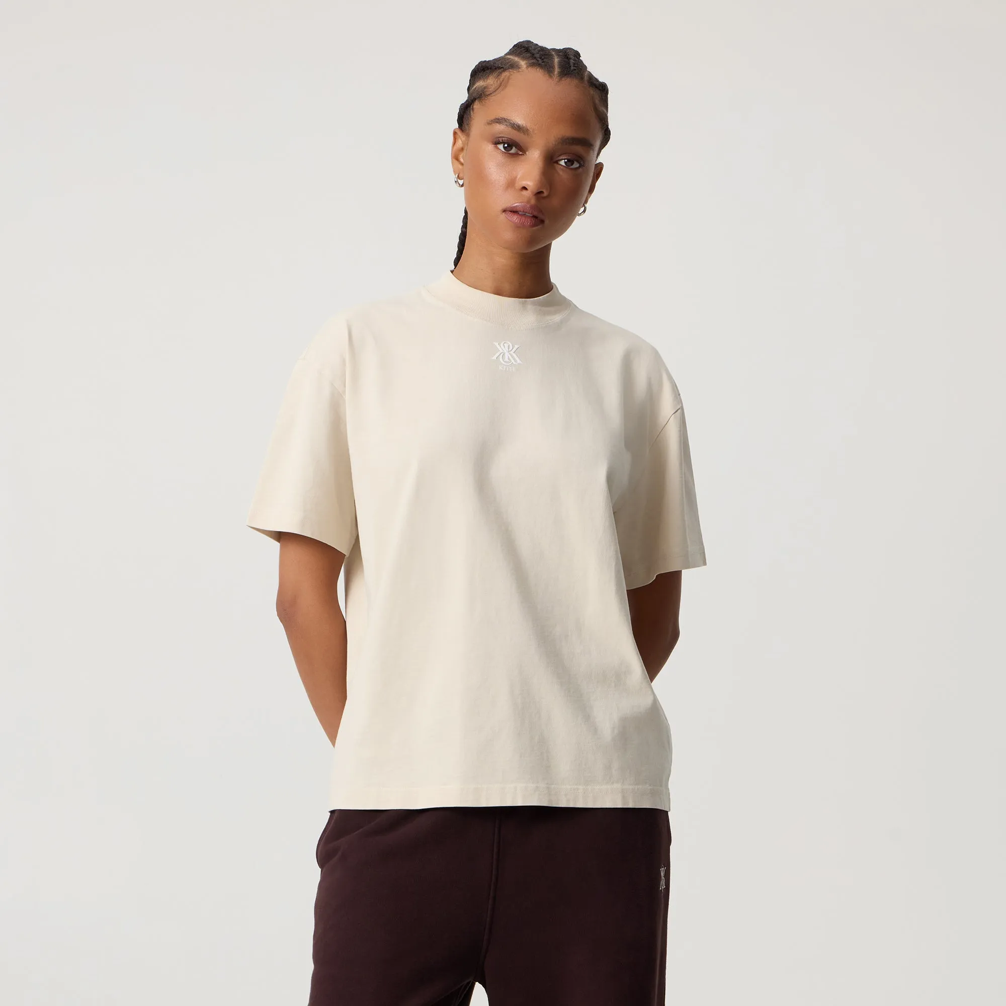 Kith Women Mock Neck Vintage Tee - Grain sold by Kith product image thumbnail 2