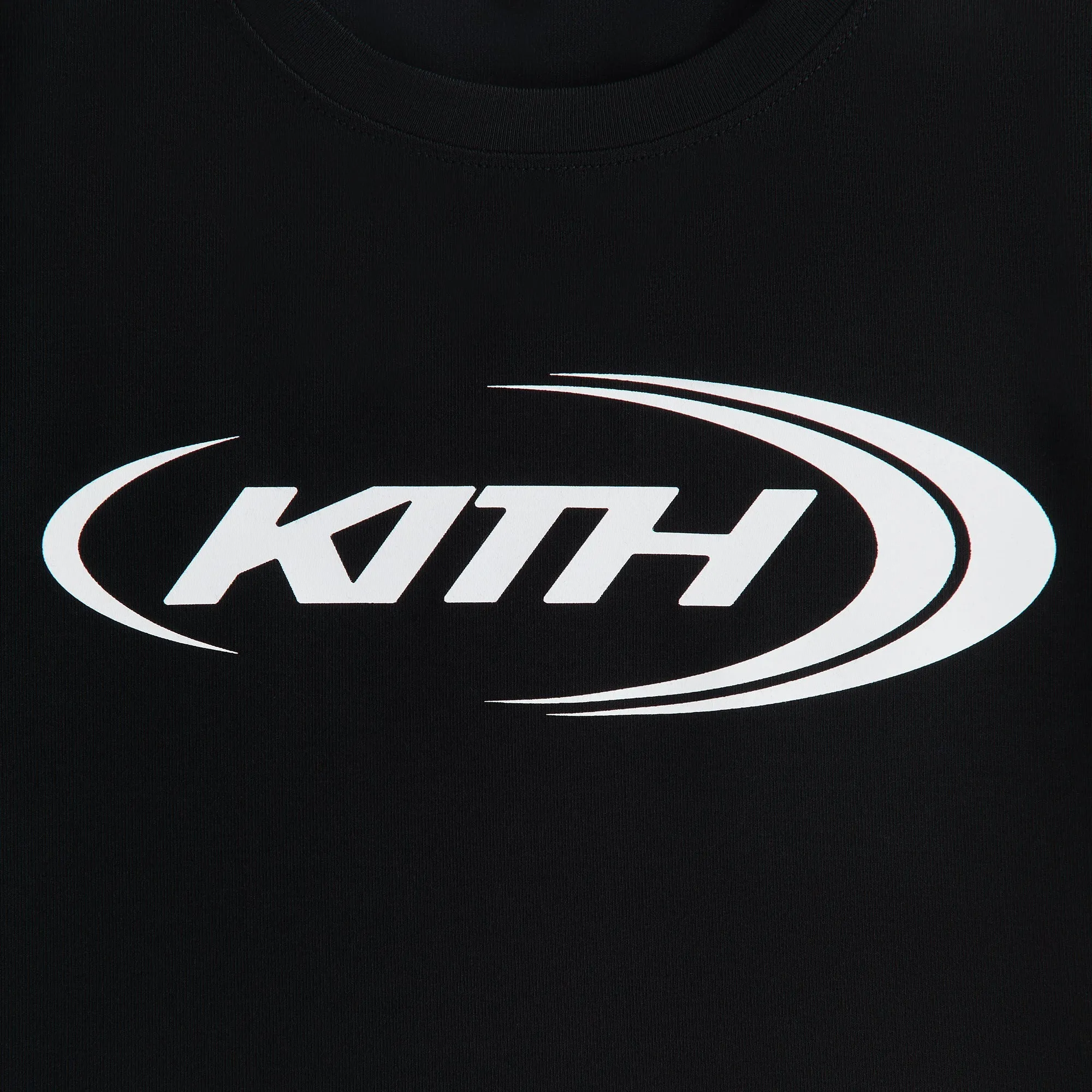 Kith Women Misha Crop Outline Logo Tee - Black sold by Kith product image thumbnail 4