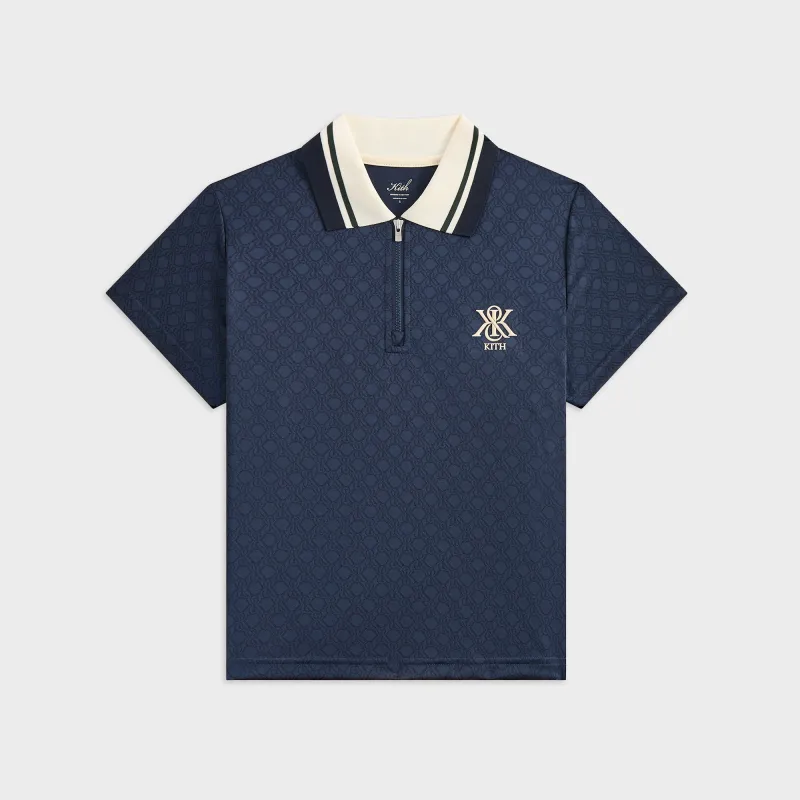 Kith Women Nicci Polo Jersey - Nocturnal sold by Kith