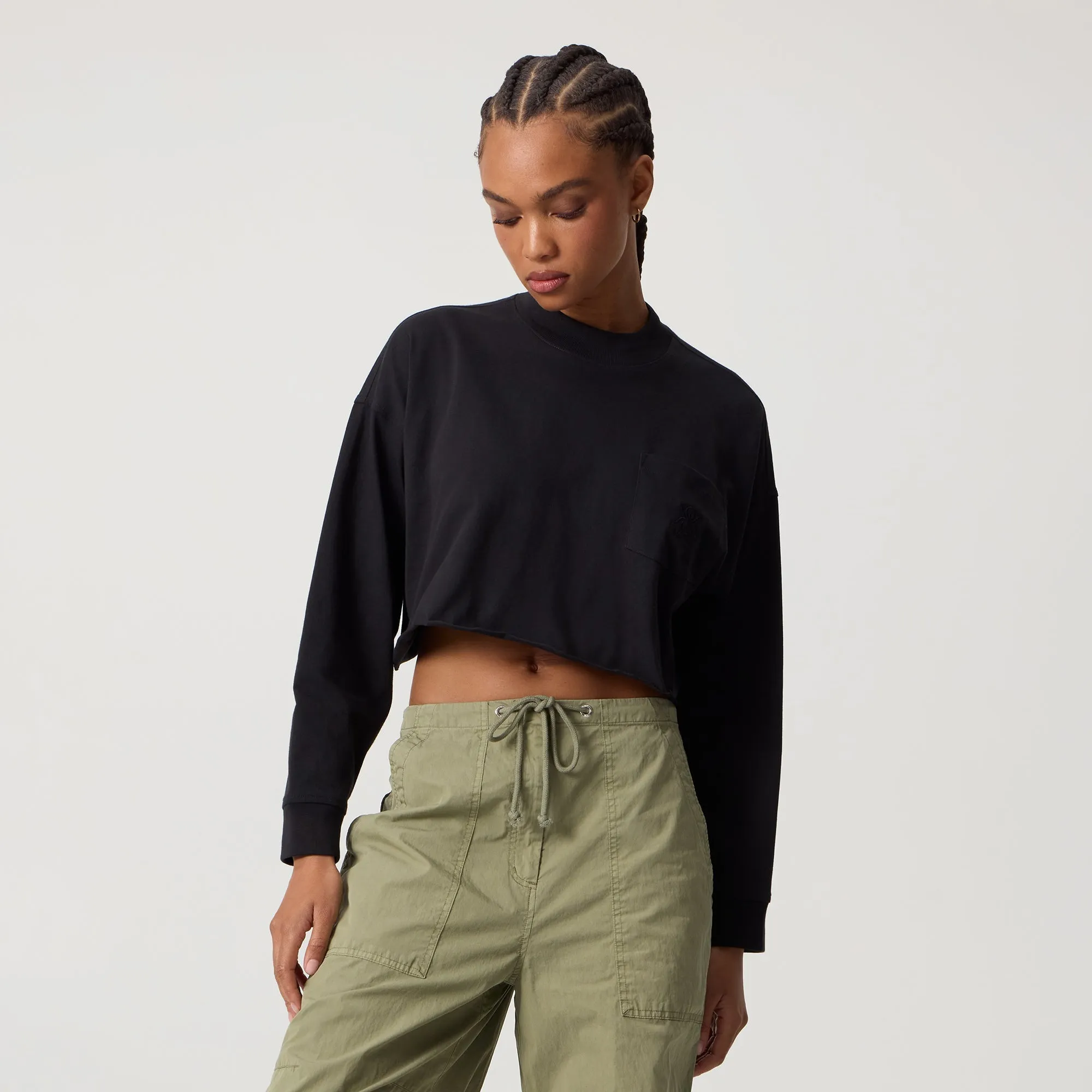 Kith Women Jasper Long Sleeve - Black sold by Kith product image thumbnail 2
