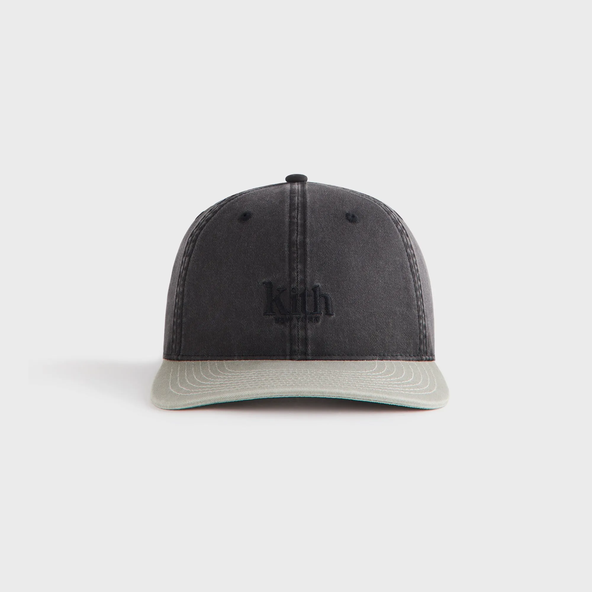 Kith Women Washed Twill Serif Bay Low Classic Cap - Black sold by Kith