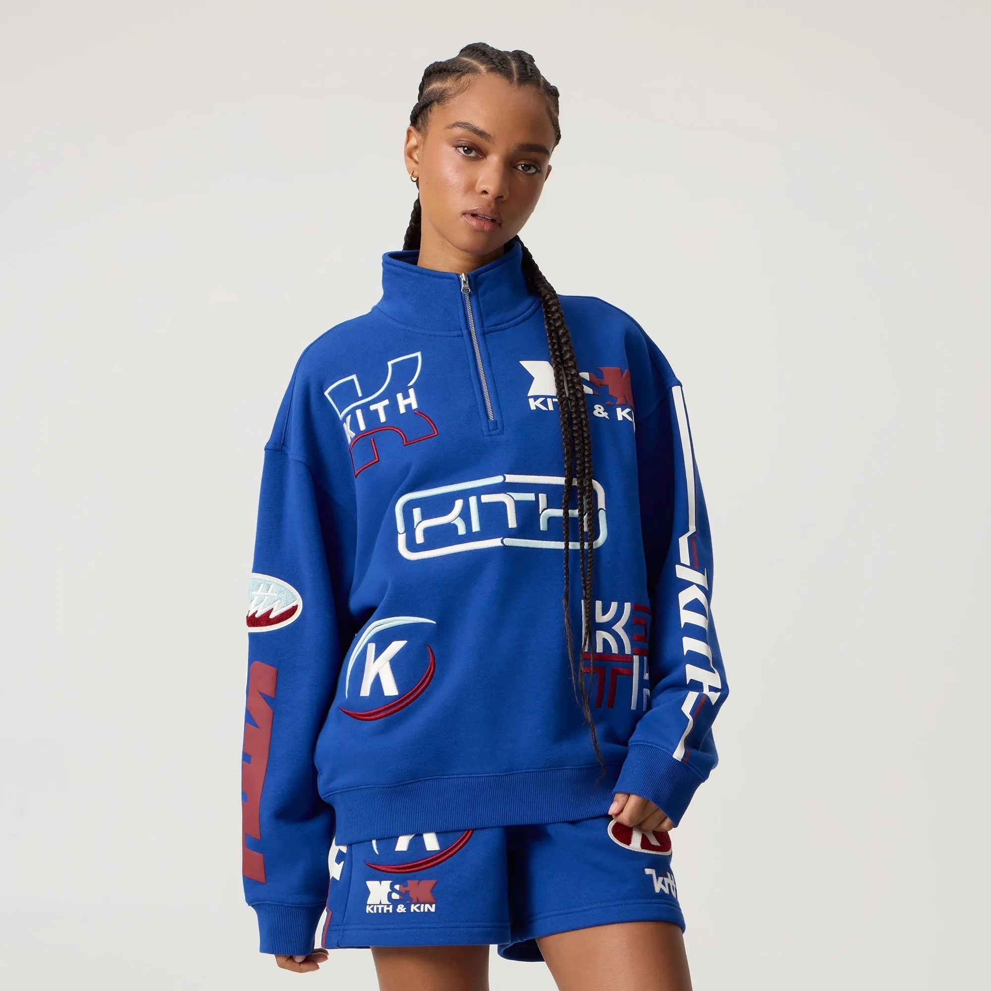 Kith Women Hunter III Sport Logo Quarter Zip - Current sold by Kith product image thumbnail 2