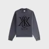 Kith Women Asher III Crest Crewneck - Black sold by Kith