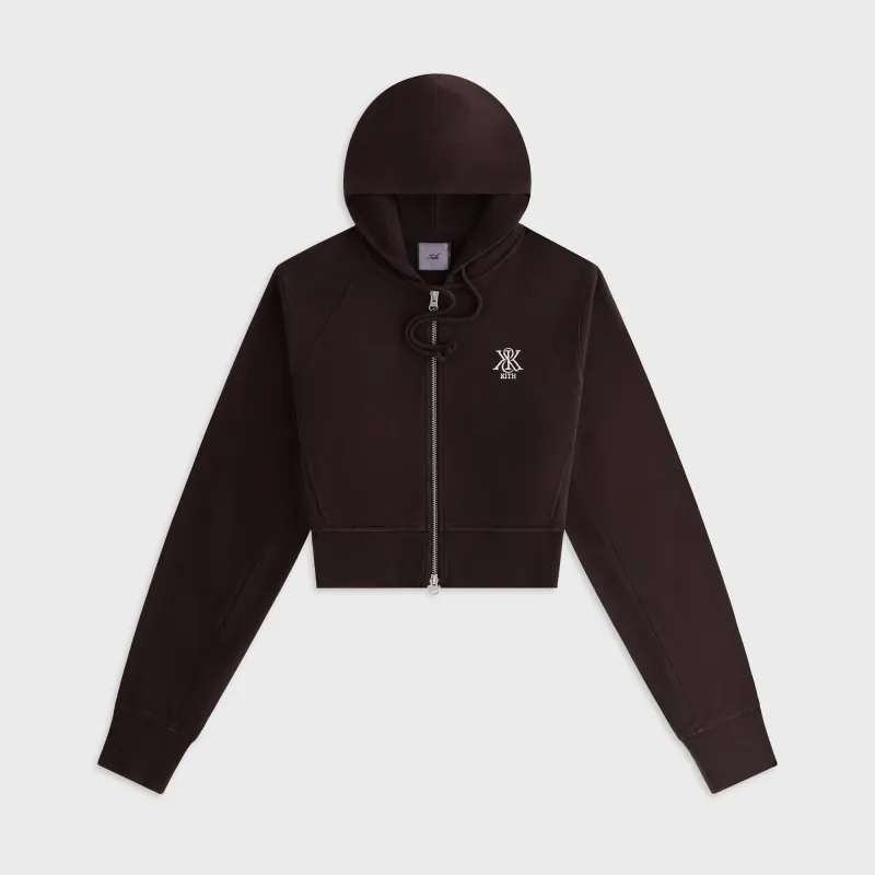 Kith Women Davin Cropped Hoodie - Incognito sold by Kith