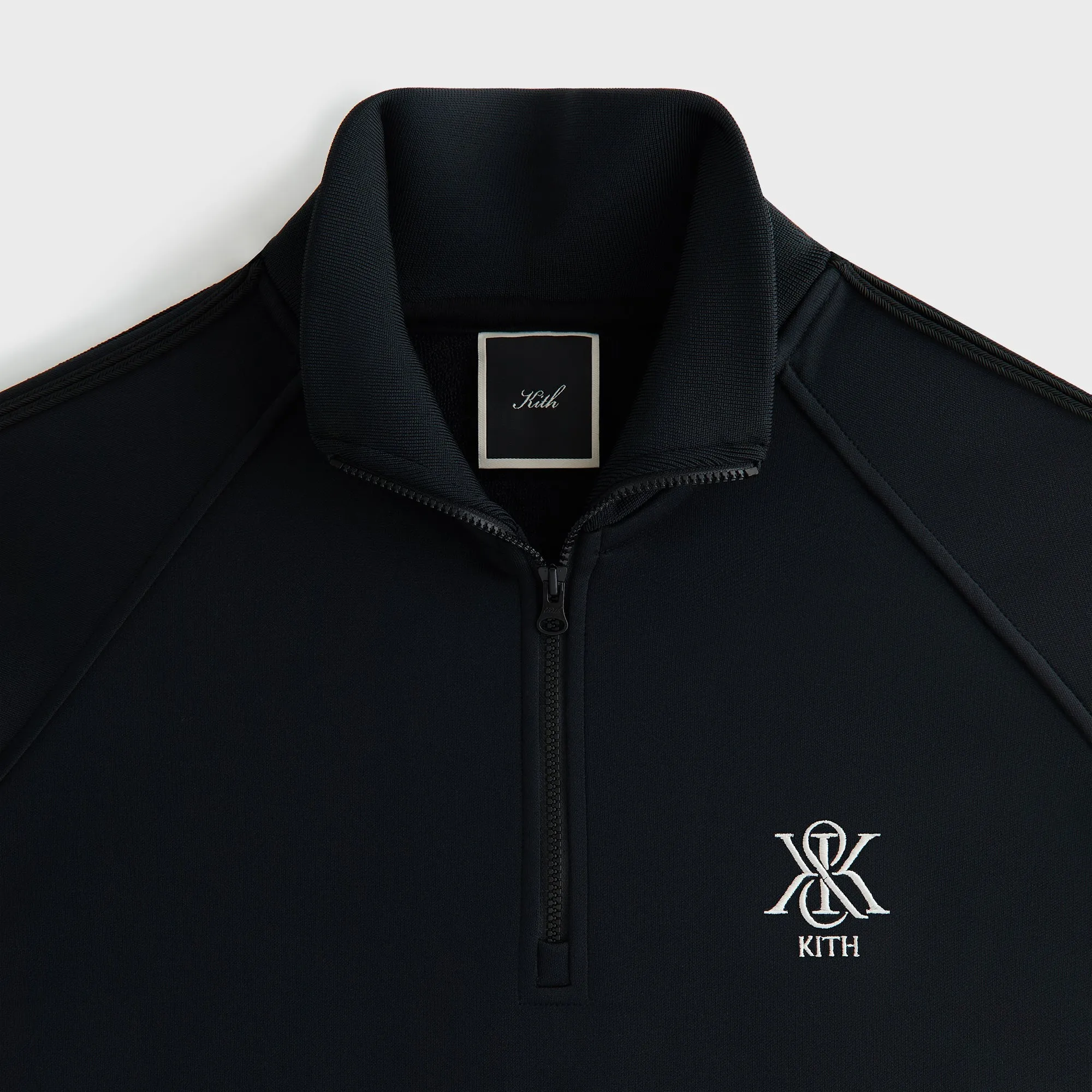Kith Women Everly Tricot Track Quarter Zip - Black sold by Kith product image thumbnail 4