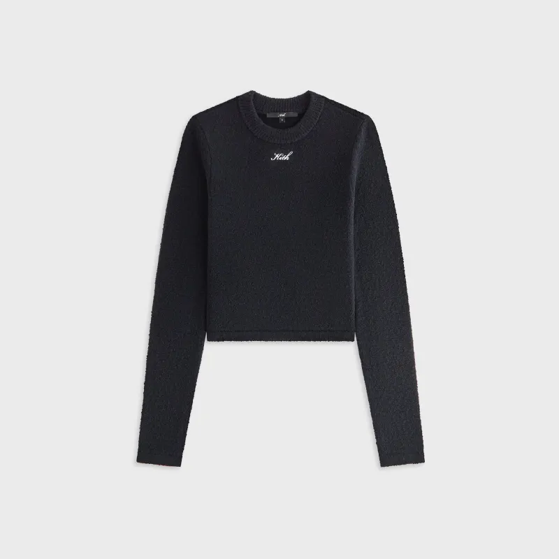 Kith Women Mulberry Sweater Long Sleeve - Black sold by Kith