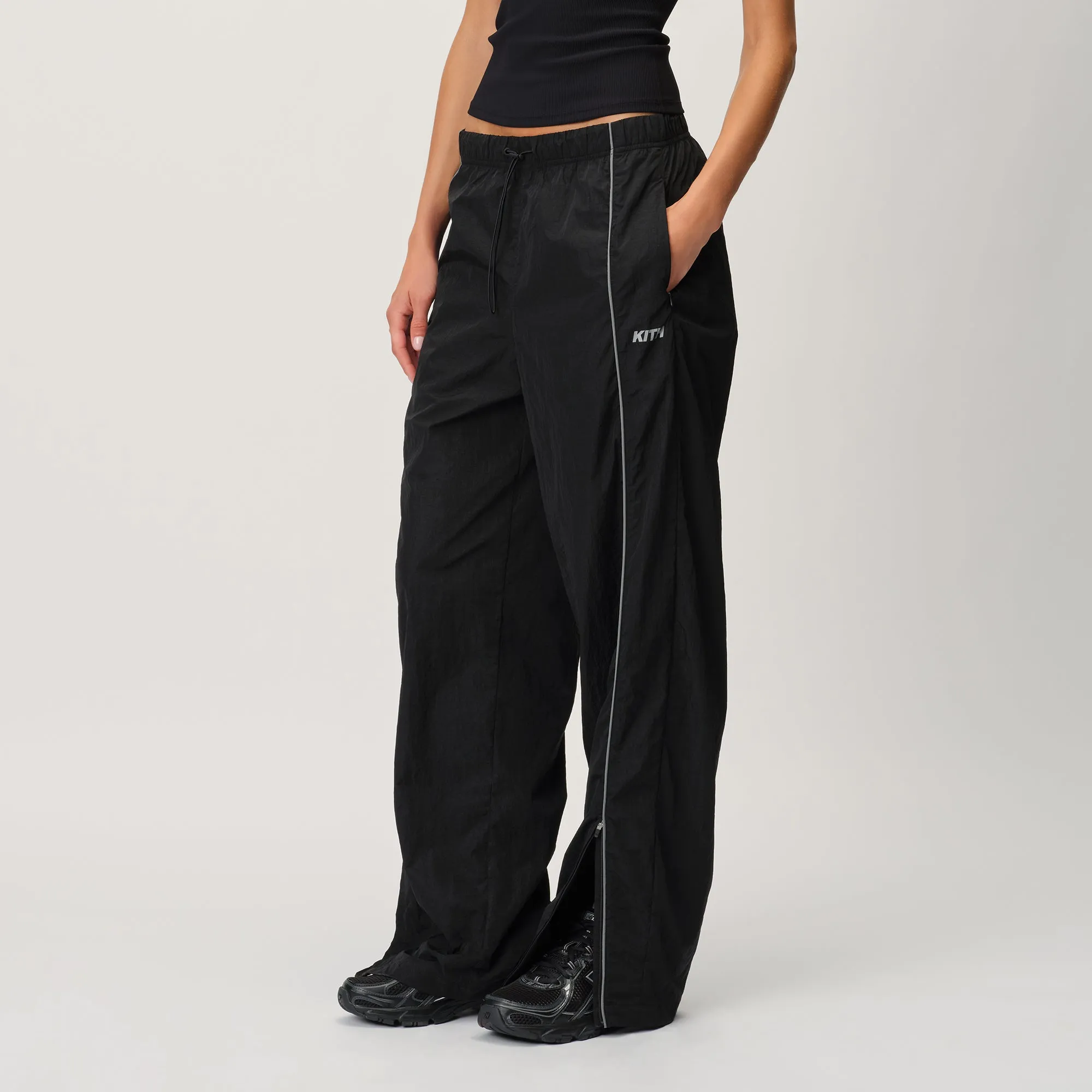 Kith Women Lowen Nylon Track Pant - Black sold by Kith product image thumbnail 2