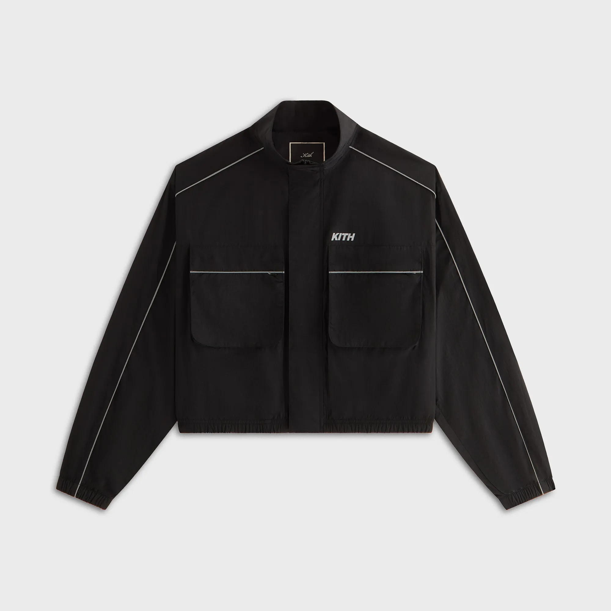 Kith Women Lowen Nylon Track Jacket - Black sold by Kith