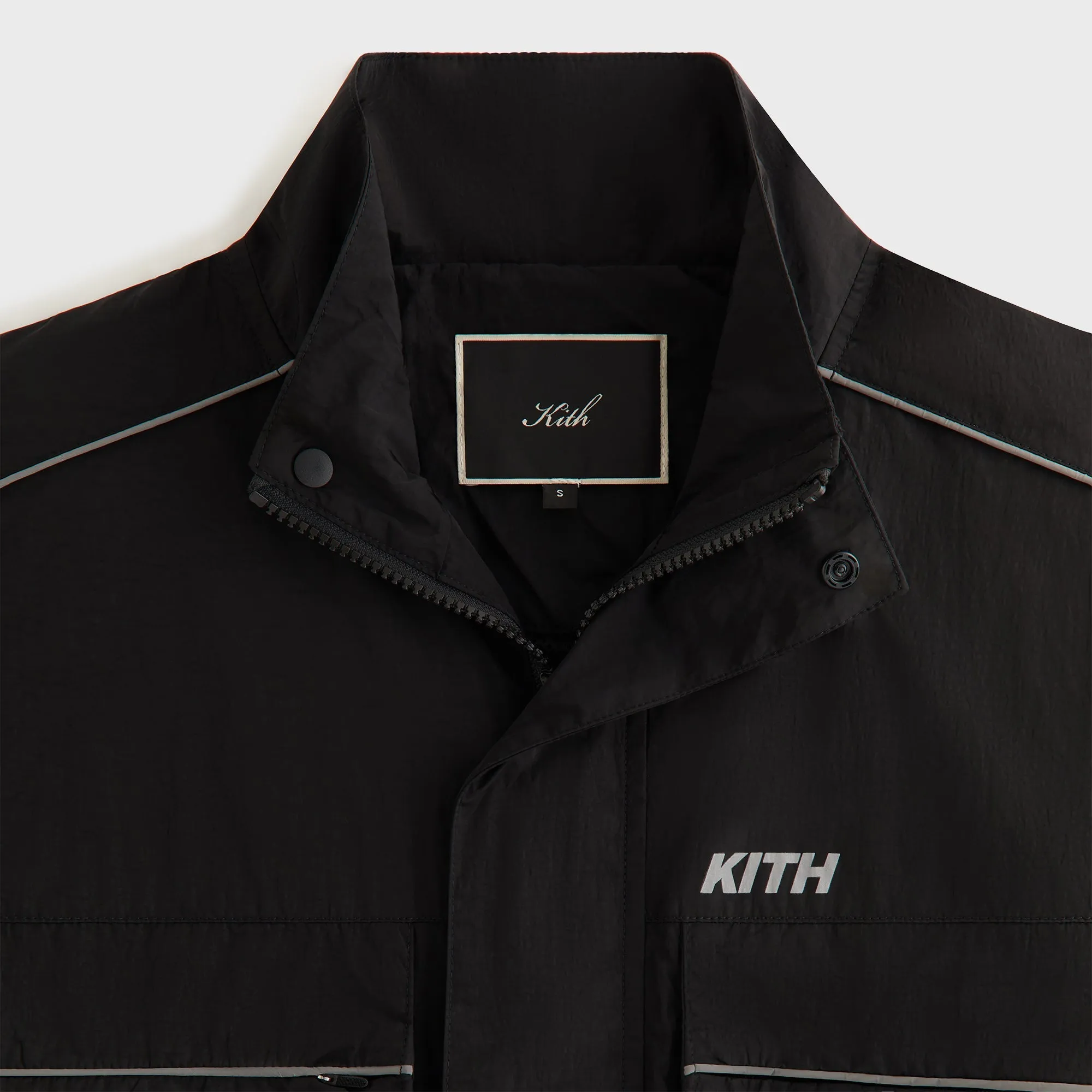 Kith Women Lowen Nylon Track Jacket - Black sold by Kith product image thumbnail 4