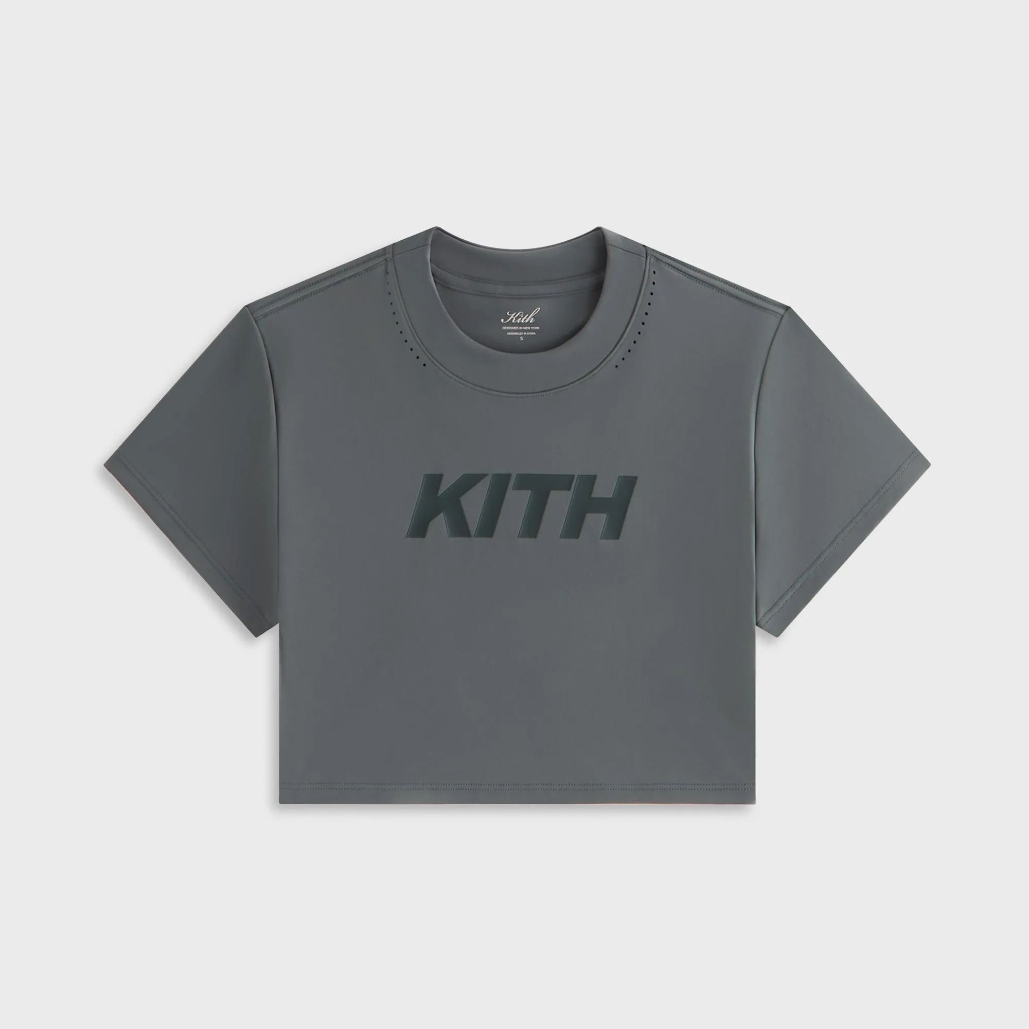 Kith Women Misha Crop Speed Logo Tee - Machine sold by Kith
