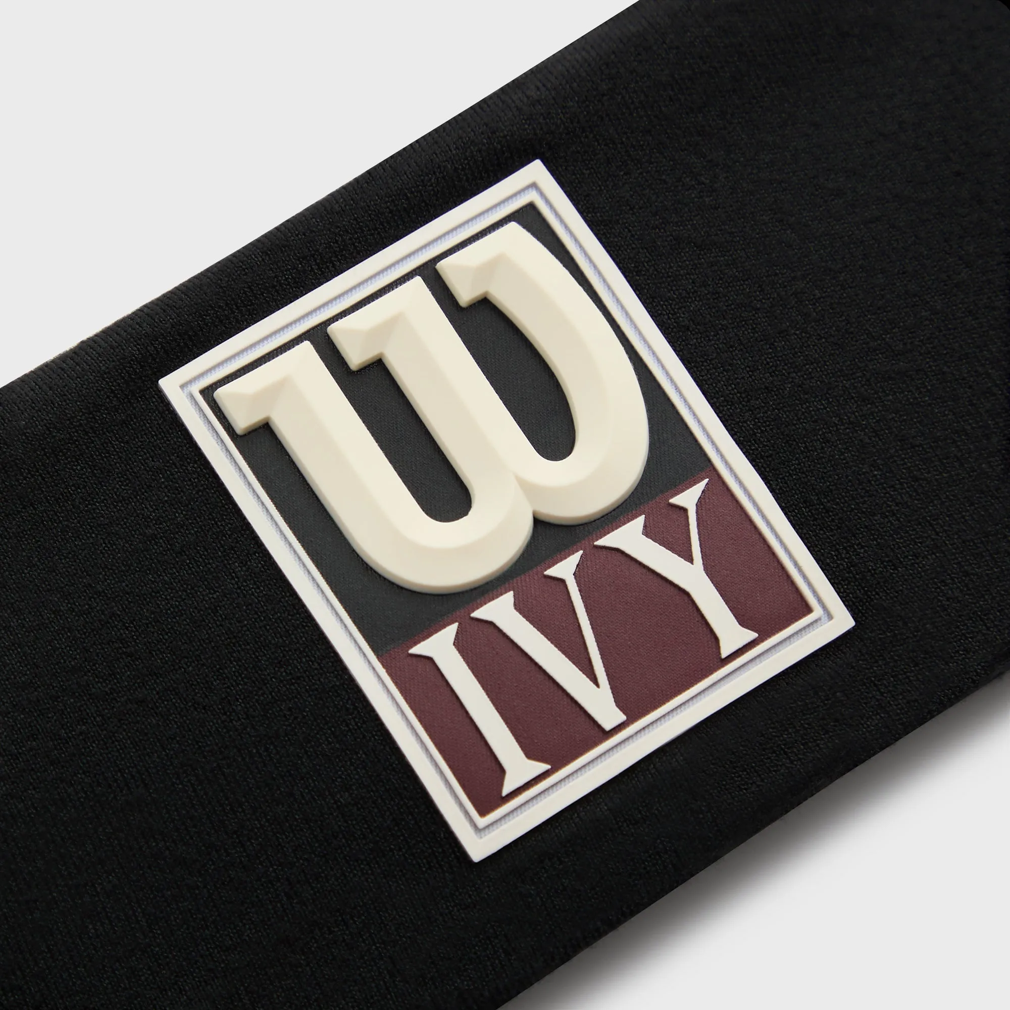 Kith Ivy for Wilson Logo Wide Headband - Black - PH sold by Kith product image thumbnail 3