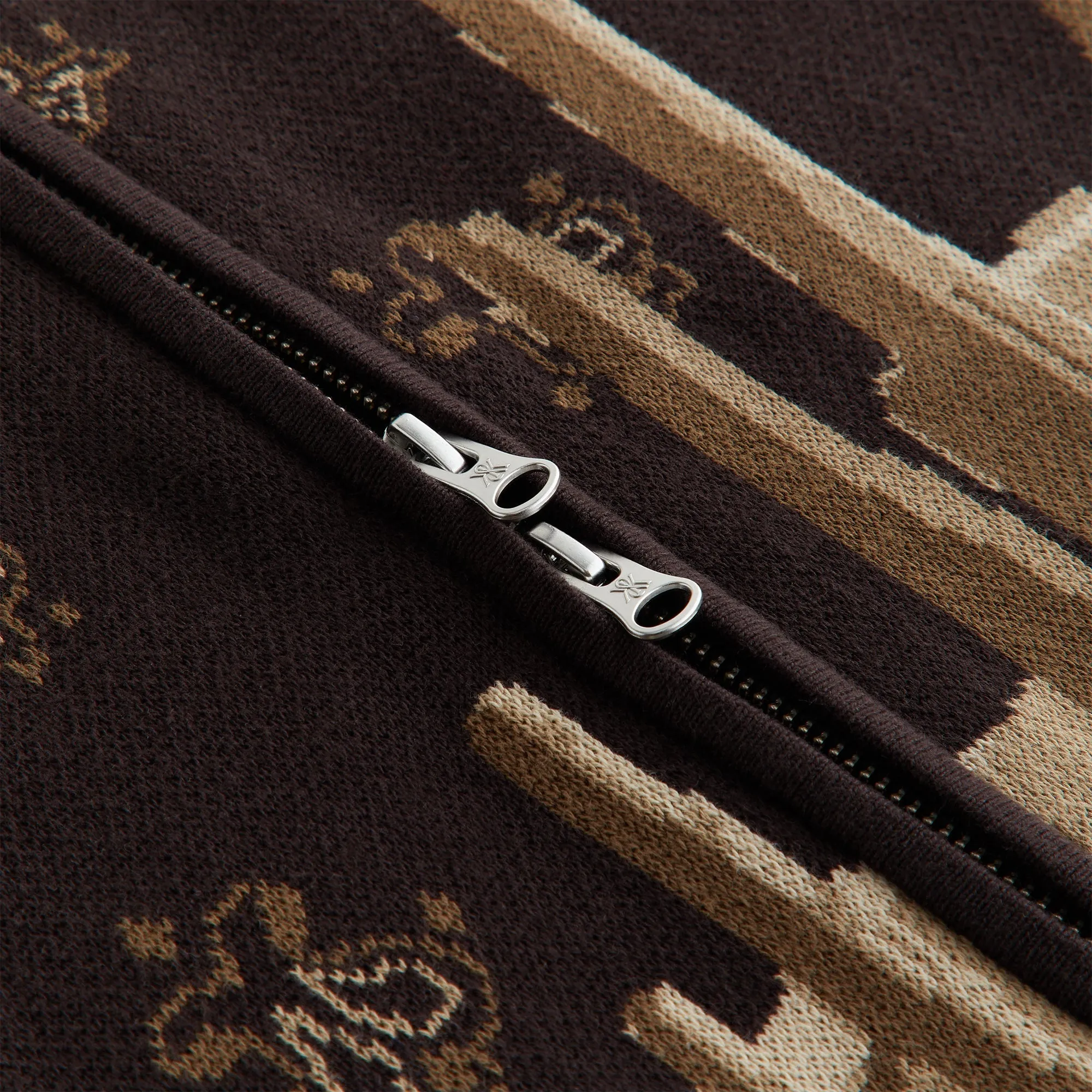 Kith Women Oversized Wyler Desert Full Zip Sweater - Incognito sold by Kith product image thumbnail 5