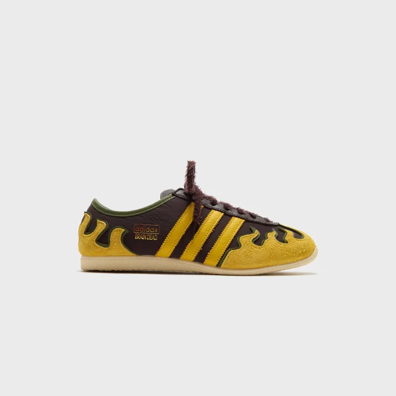 adidas x Brain Dead Japan Lo Shadow - Brown / Hazy Yellow / Off White sold by Kith