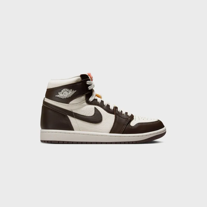 Nike WMNS Air Jordan 1 Retro High OG - Baroque Brown / Sail / Light Madder Root sold by Kith