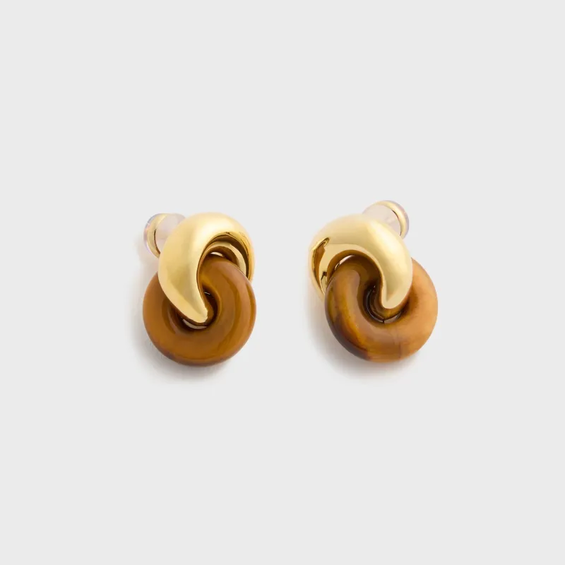 SHASHI Supernova Earring - Gold sold by Kith