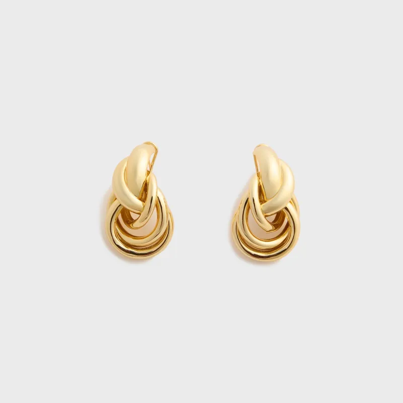 SHASHI Genevieve Earring - Gold sold by Kith
