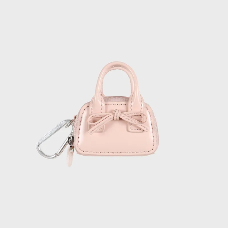 Sandy Liang Secure Mini Bag Keychain - Pink sold by Kith