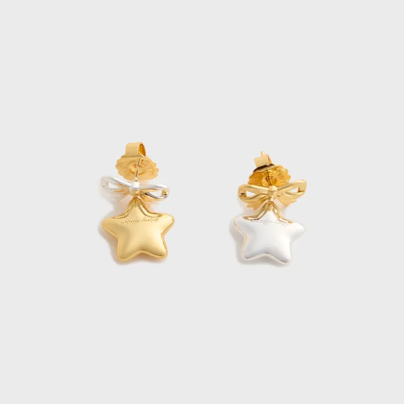 Sandy Liang Boshi Earring - Gold / Silver made by Sandy Liang
