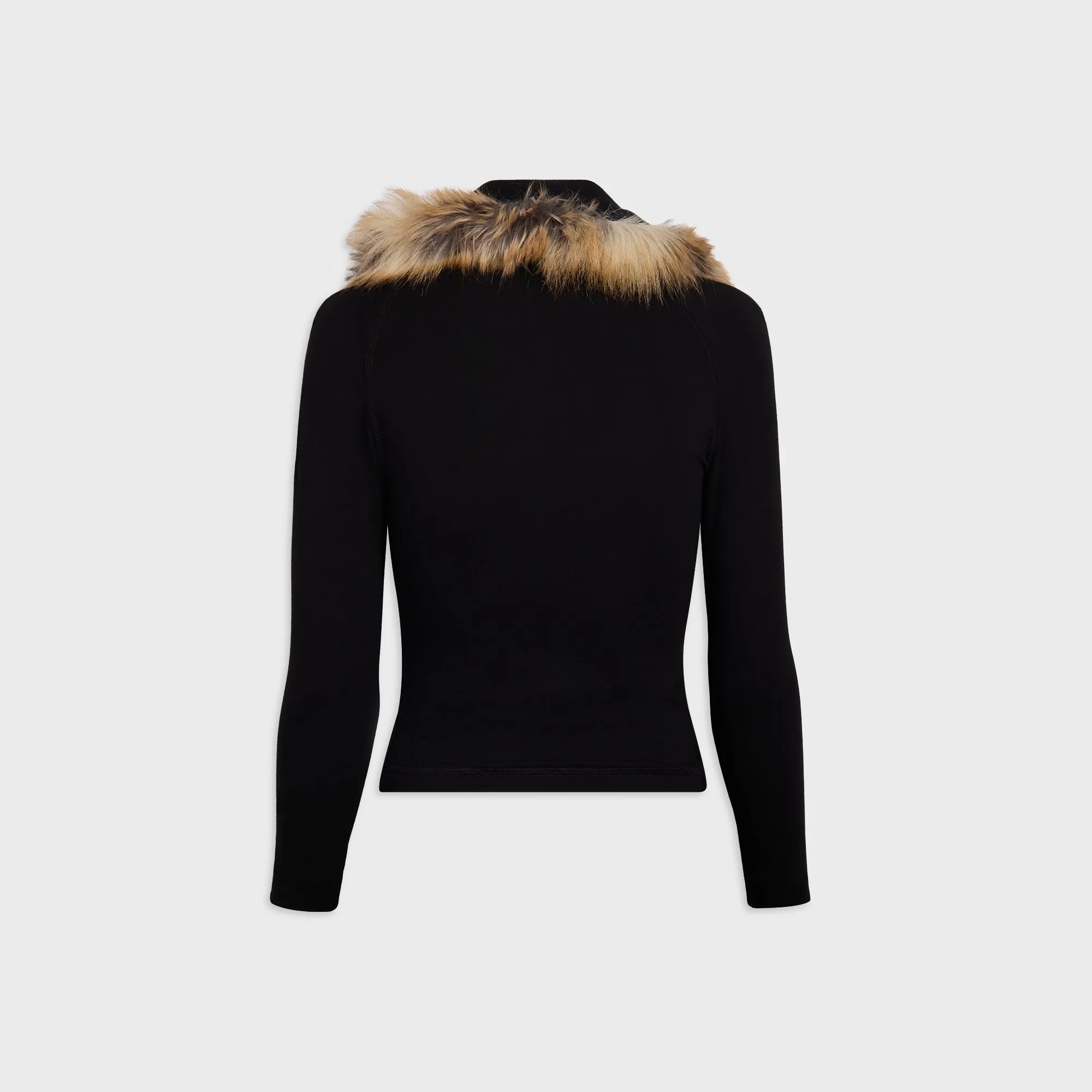 Ottolinger Furry Fitted Polo Long Sleeve - Black sold by Kith product image thumbnail 2