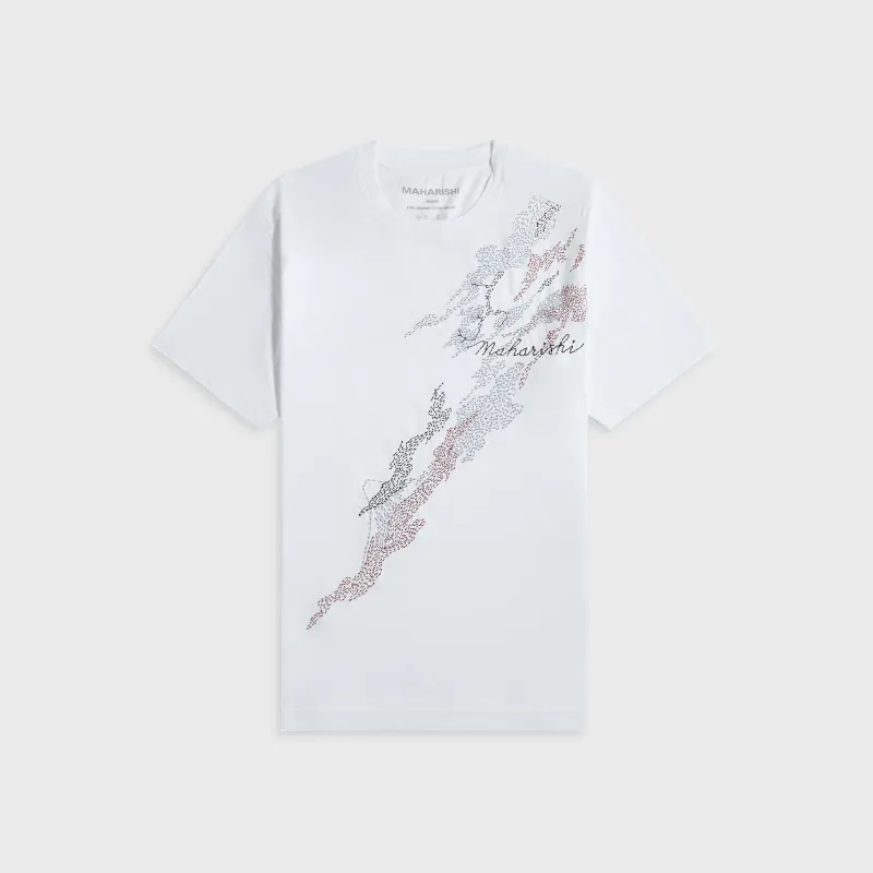 Maharishi Sashiko Bonsai Tee - White sold by Kith