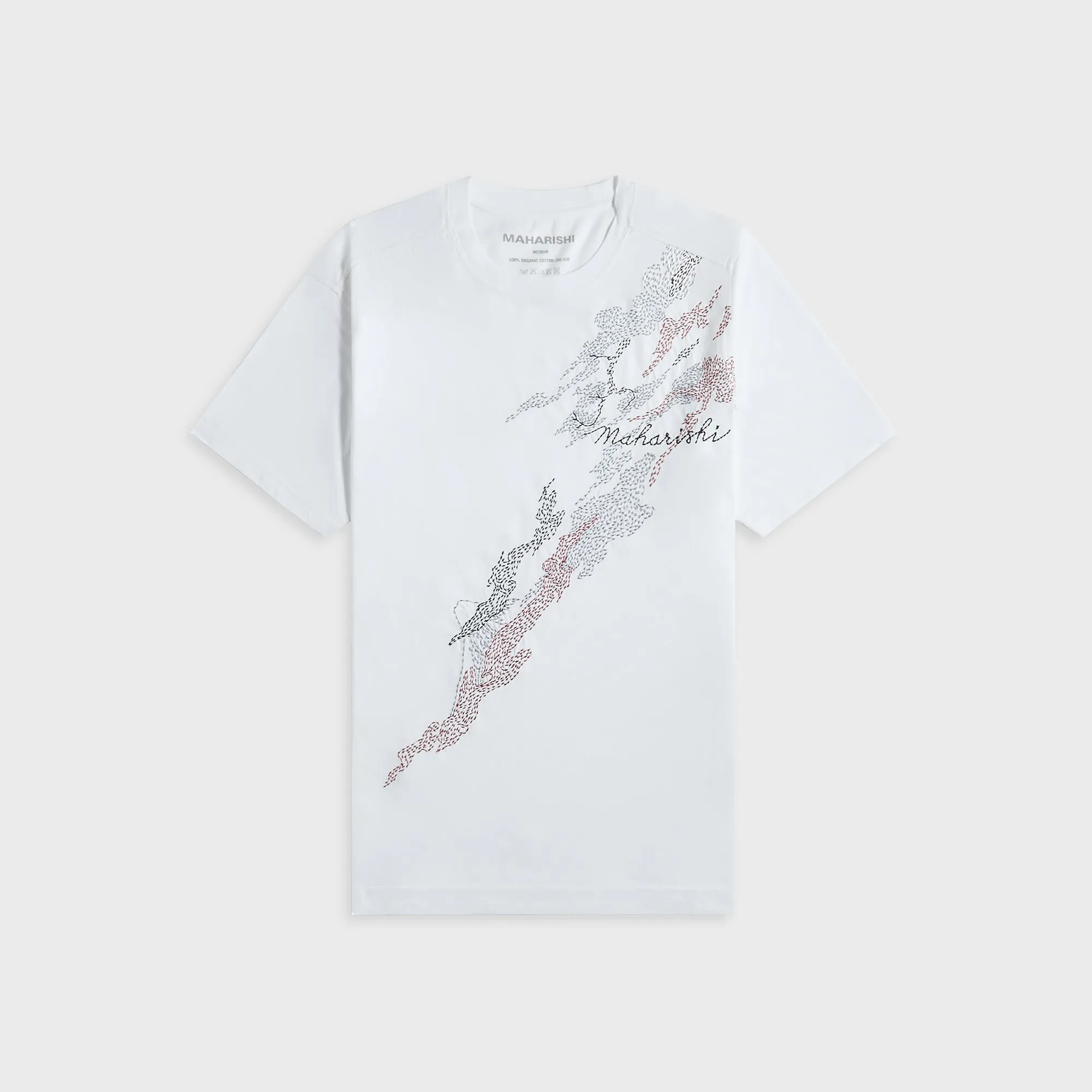 Maharishi Sashiko Bonsai Tee - White sold by Kith