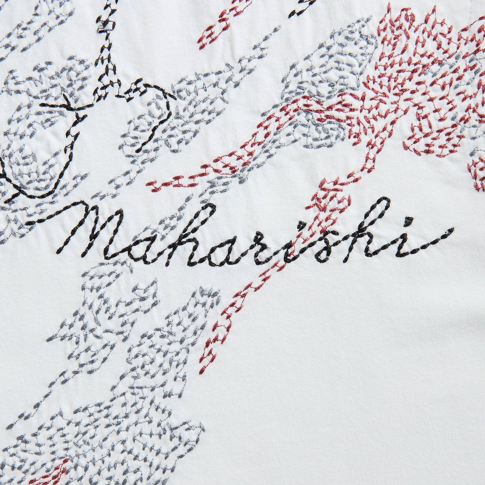 Maharishi Sashiko Bonsai Tee - White sold by Kith product image thumbnail 3