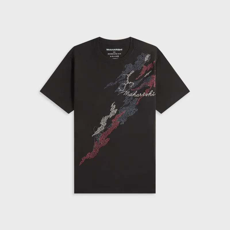 Maharishi Sashiko Bonsai Tee - Black sold by Kith