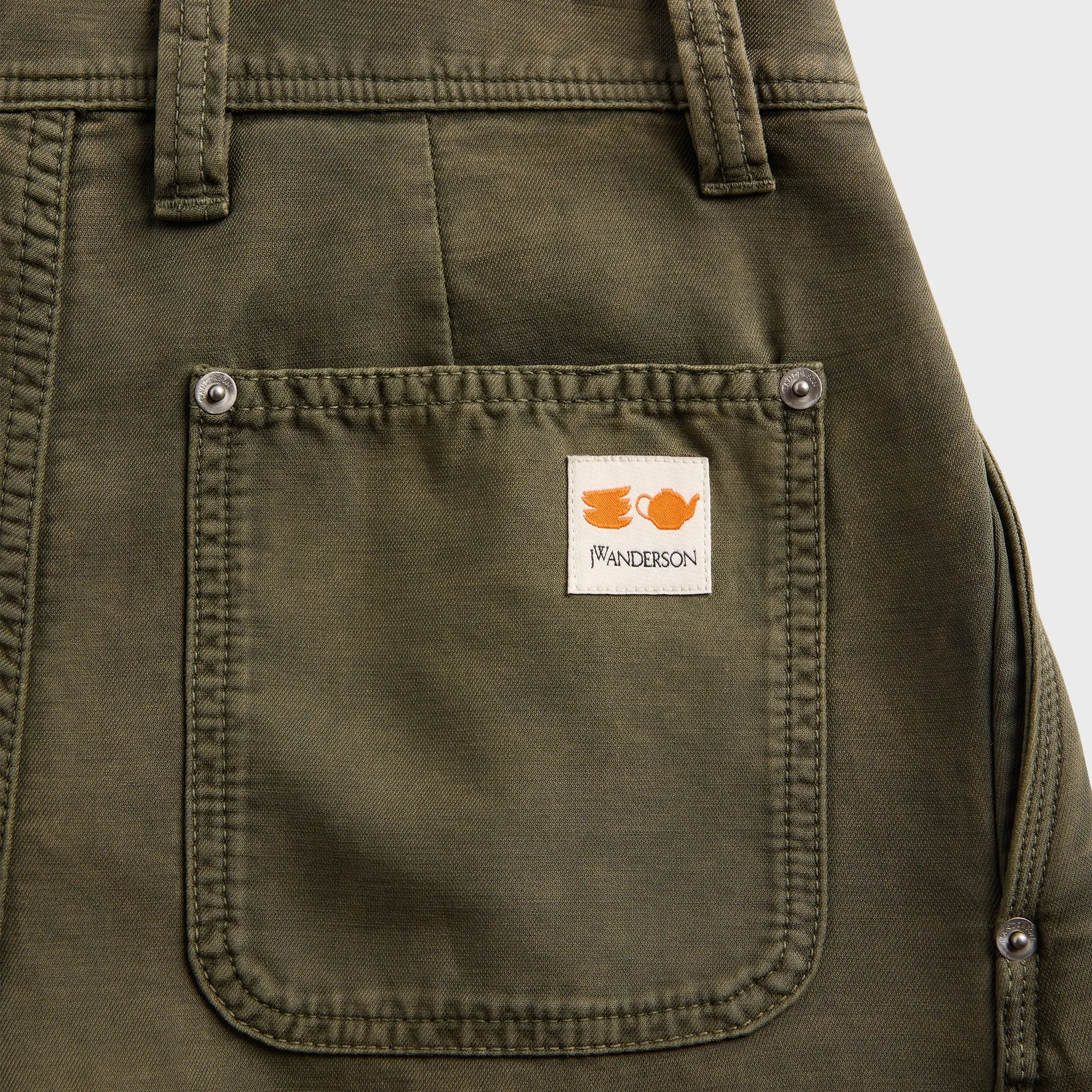 JW Anderson Twisted Seam Trousers - Olive sold by Kith product image thumbnail 3