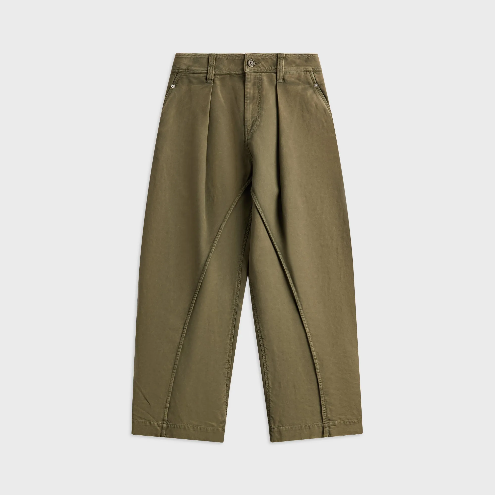 JW Anderson Twisted Seam Trousers - Olive sold by Kith