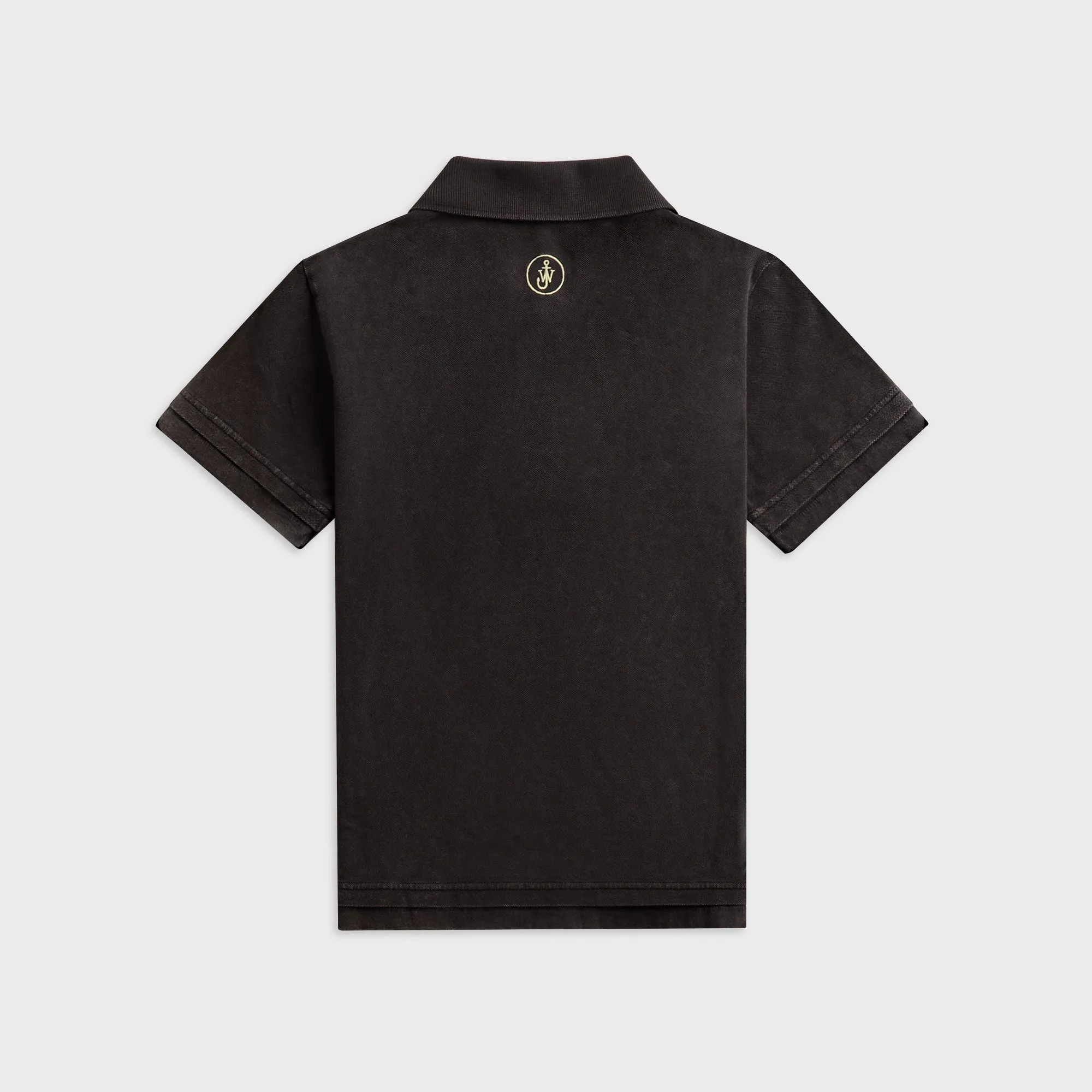 JW Anderson Layered Short Sleeve Polo Top - Black sold by Kith product image thumbnail 2