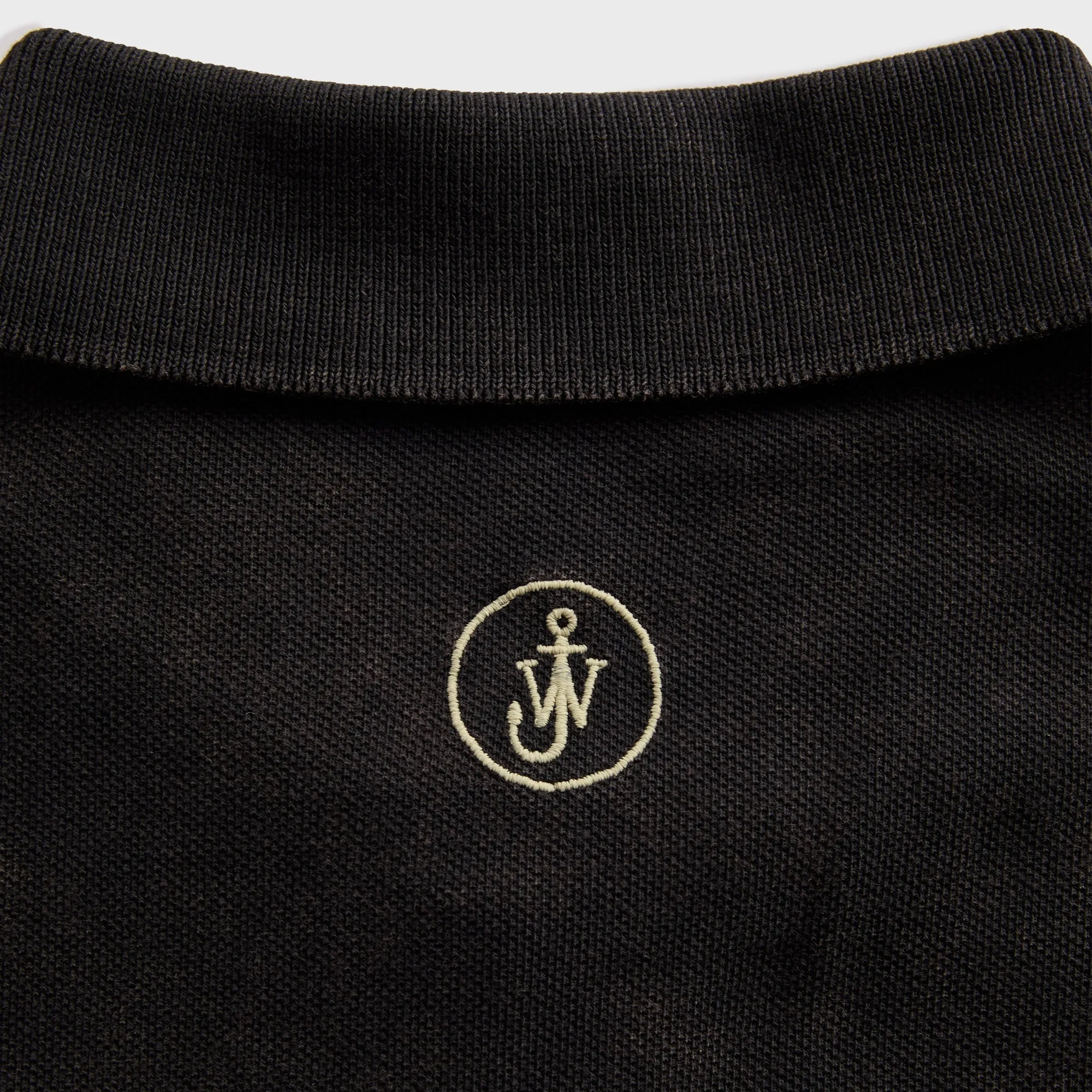 JW Anderson Layered Short Sleeve Polo Top - Black sold by Kith product image thumbnail 3