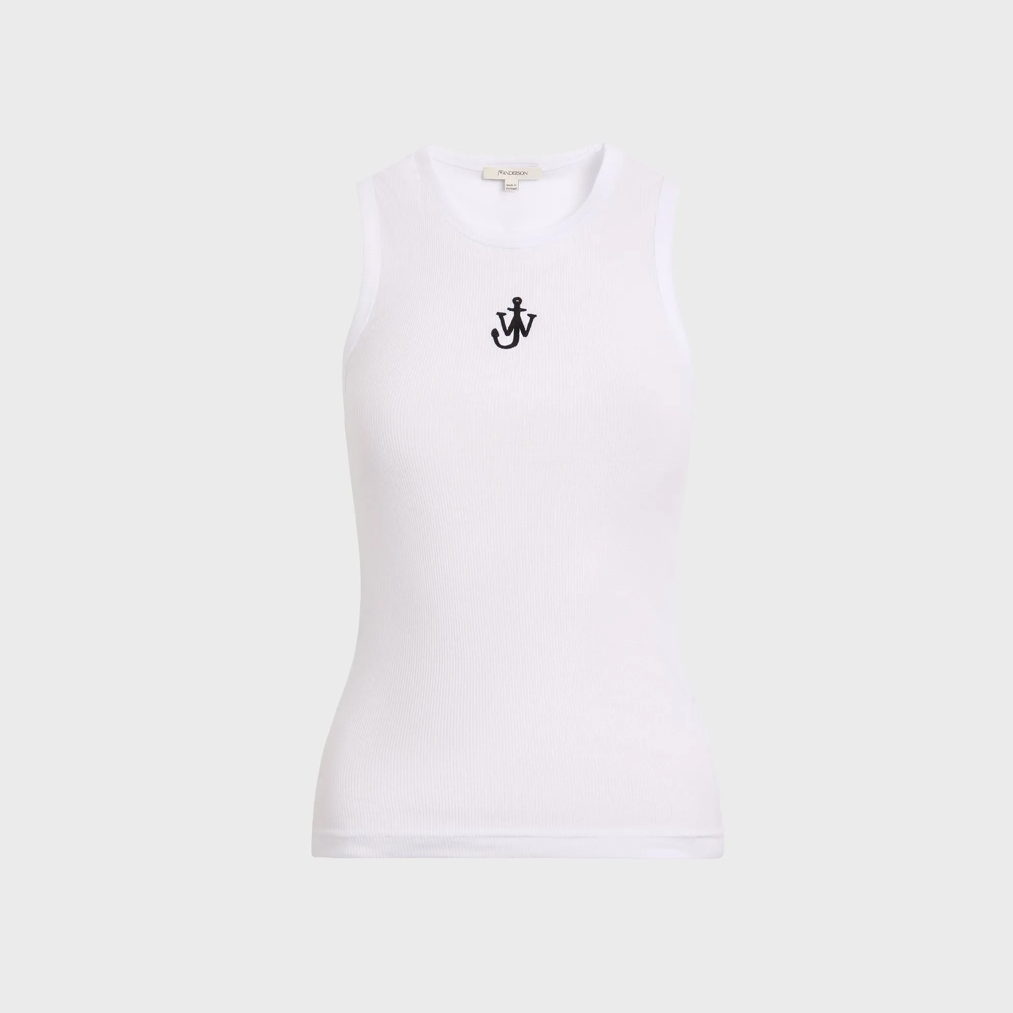 JW Anderson Anchor Embroidery Vest - White sold by Kith