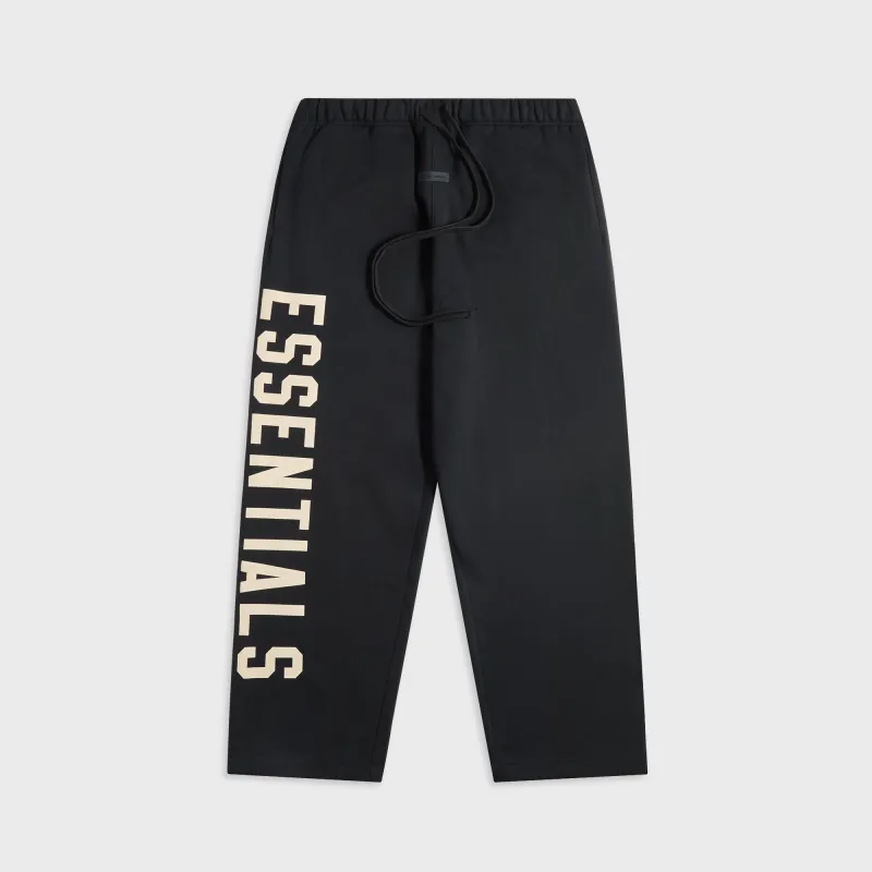 Essentials Lounge Fleece Sweatpant - Jet Black sold by Kith