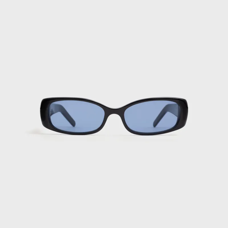 DMY Studios Billy Frames - Black / Blue Lens sold by Kith