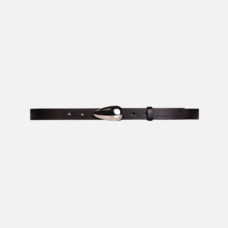 Black Suede Studio Tetra Belt - Black Suede sold by Kith