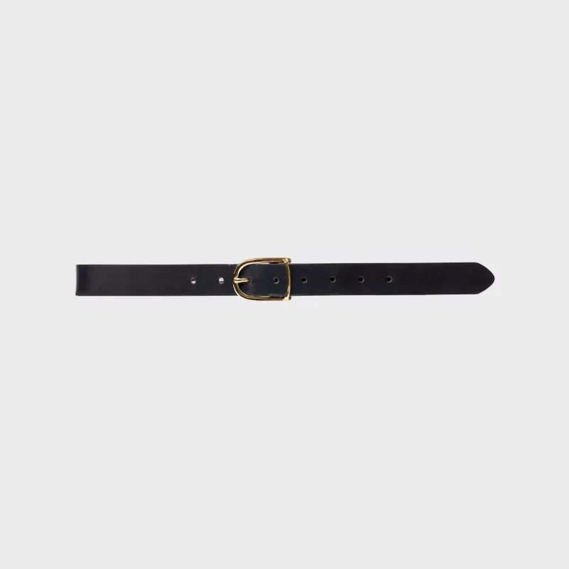 Black Suede Studio Frame Belt - Black sold by Kith