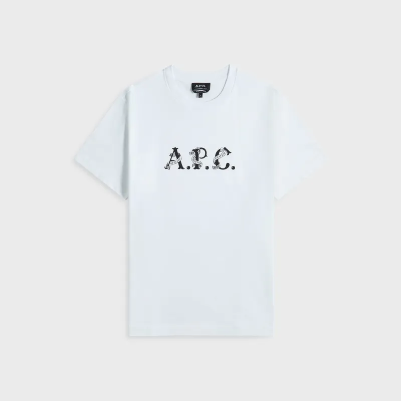 A.P.C. Tee Hugo Jersey - Aab White sold by Kith