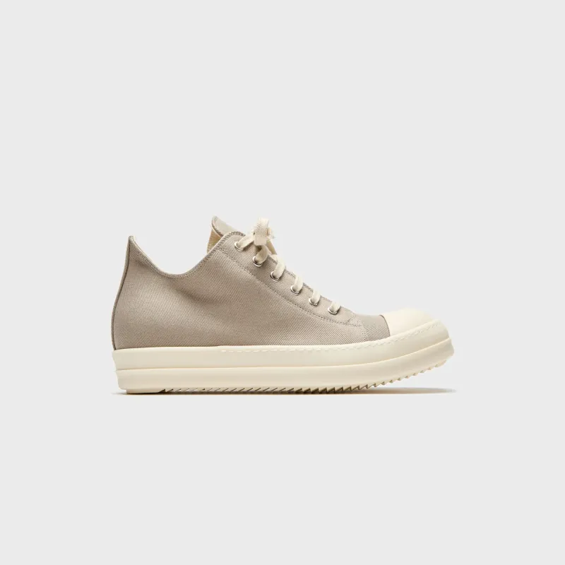 Rick Owens Concordians Low Sneaks - Dirty Pearl / Milk sold by Kith