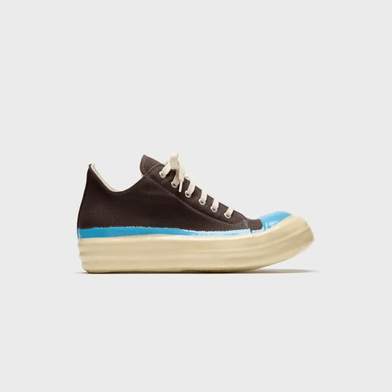 Rick Owens DRKSHDW Concordians Low Sneaks - Dark Dust / Blue / Light Beige sold by Kith