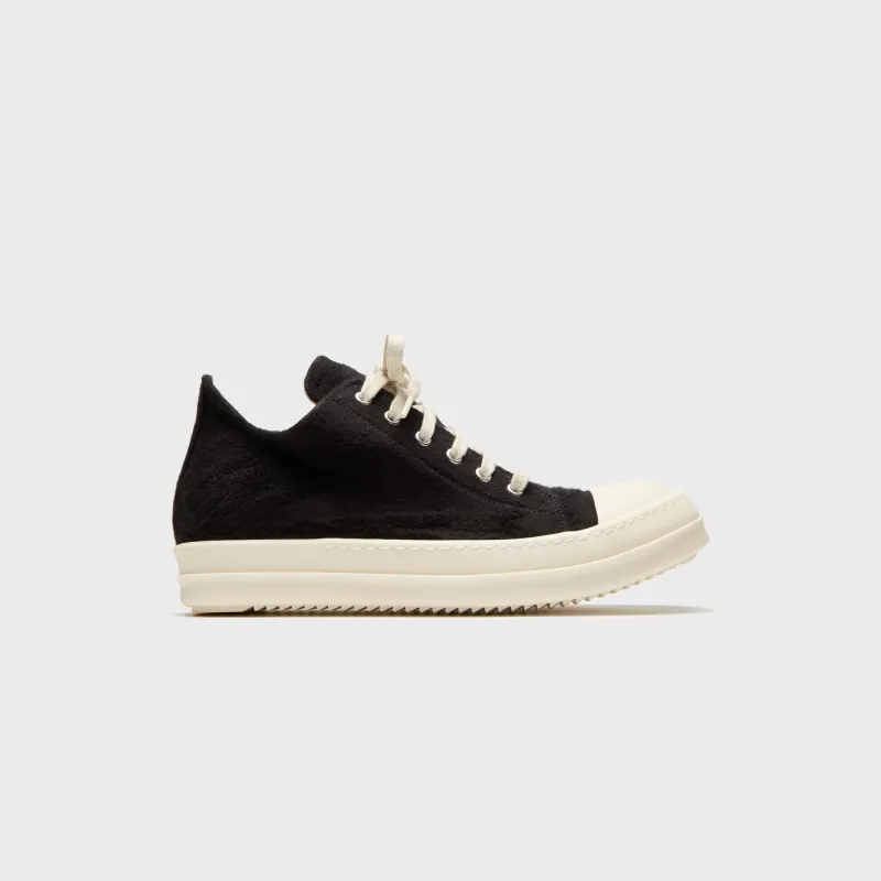 Rick Owens WMNS DRKSHDW Low Sneaks - Black / Milk / Milk sold by Kith