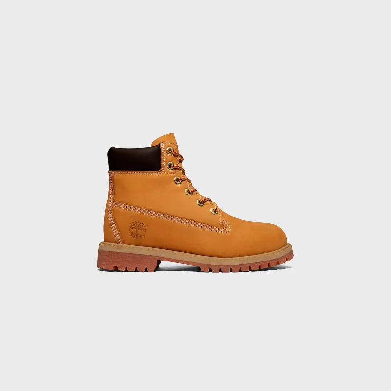 Timberland Junior 6-Inch Lace Up Waterproof Boot - Wheat sold by Kith